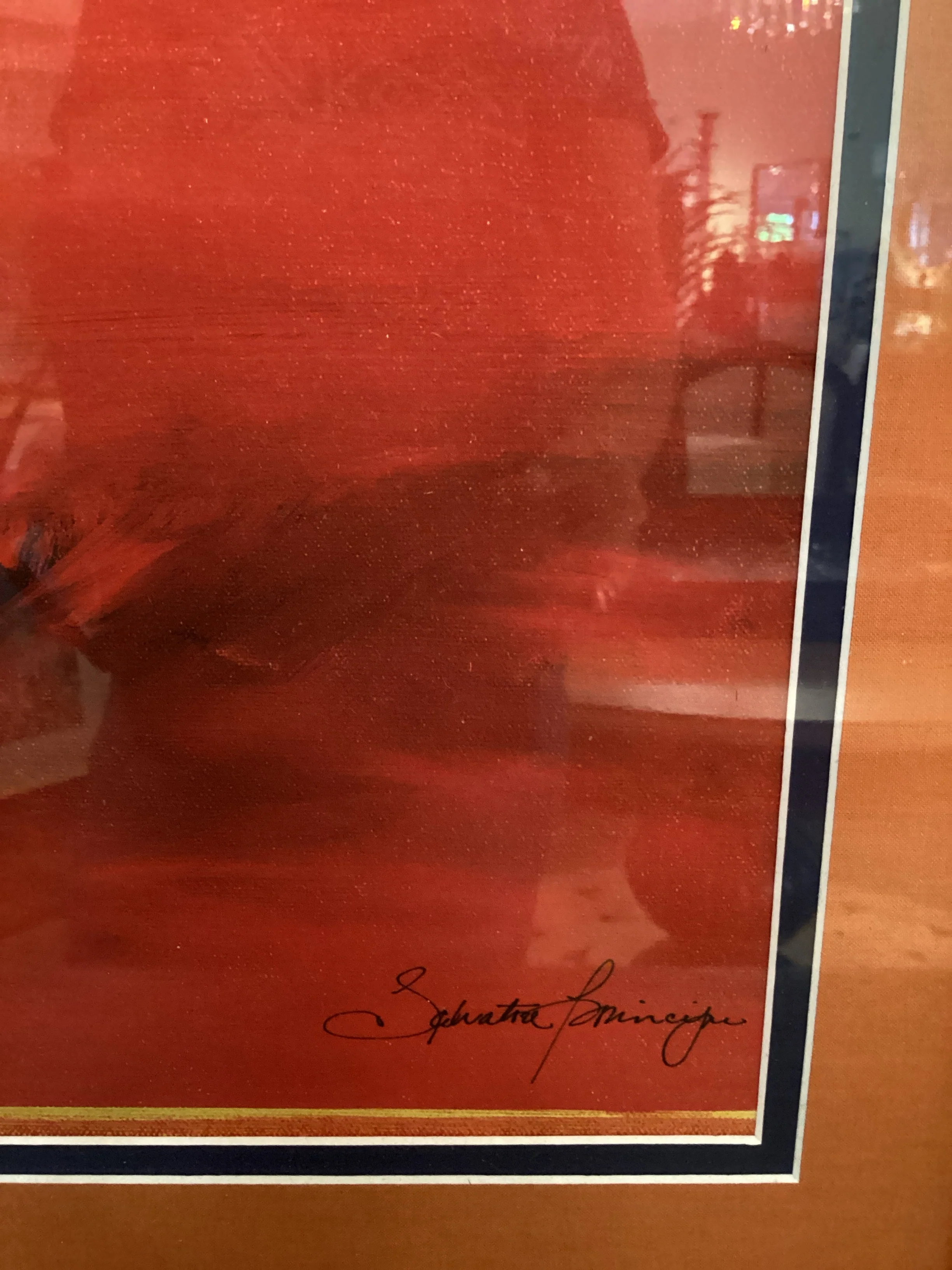 Abstrat Signed Multicolor Print - Image 2