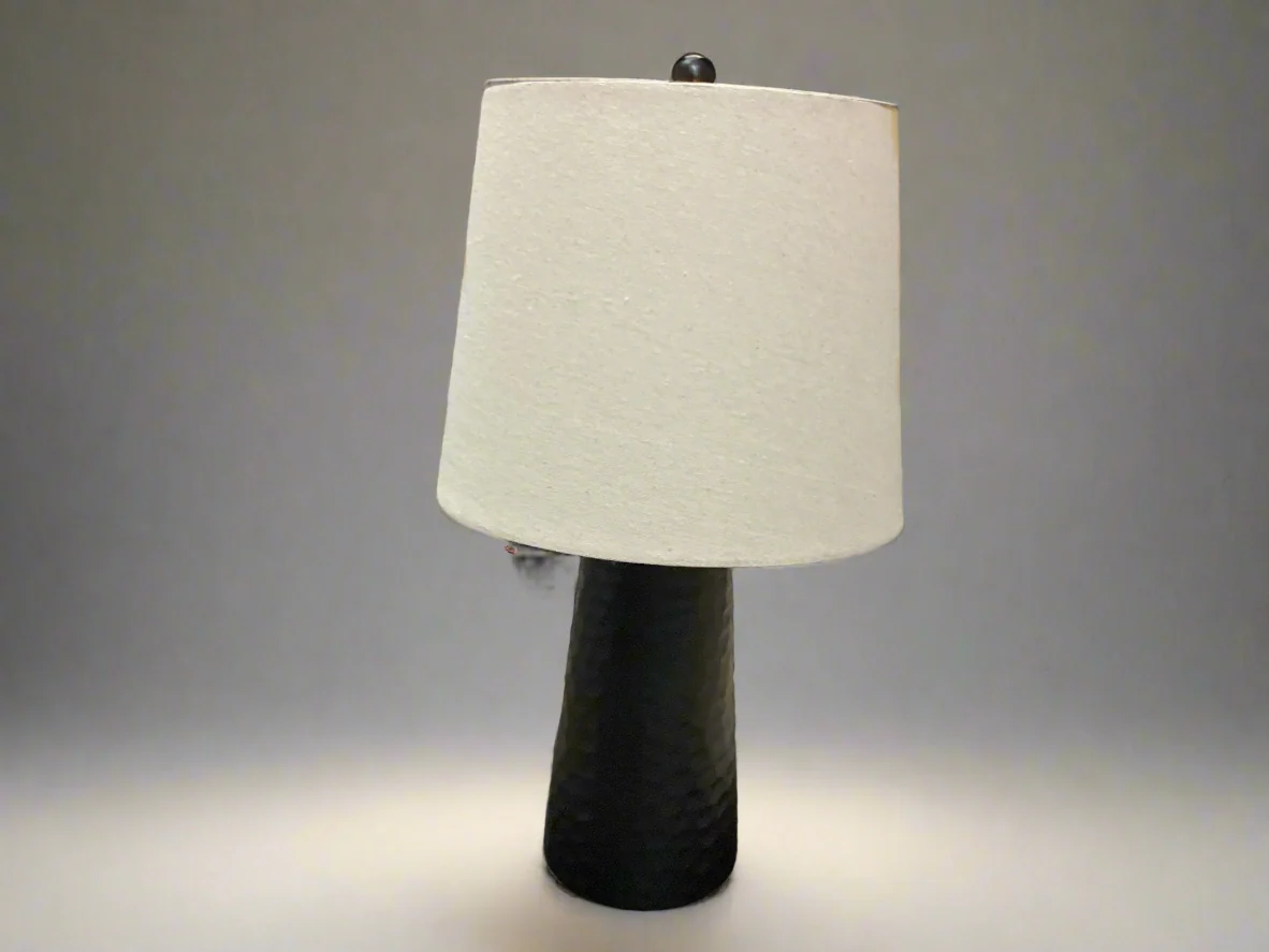 Black Lamp Cream Shade