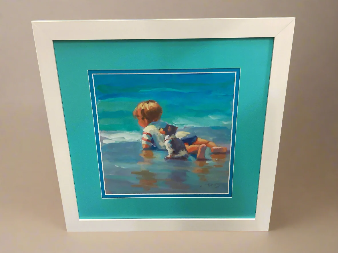 Boy Beach Print