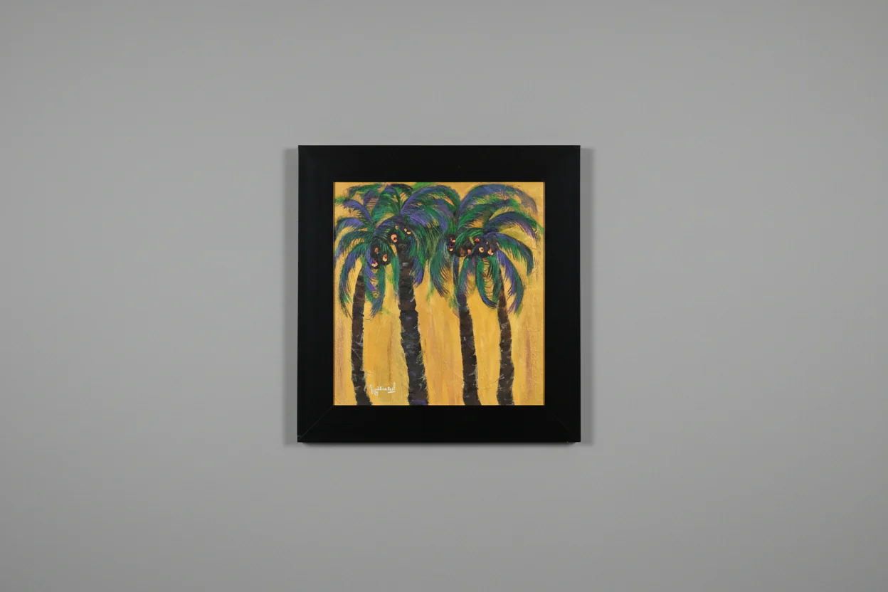 Four Colorful Palm Trees Print
