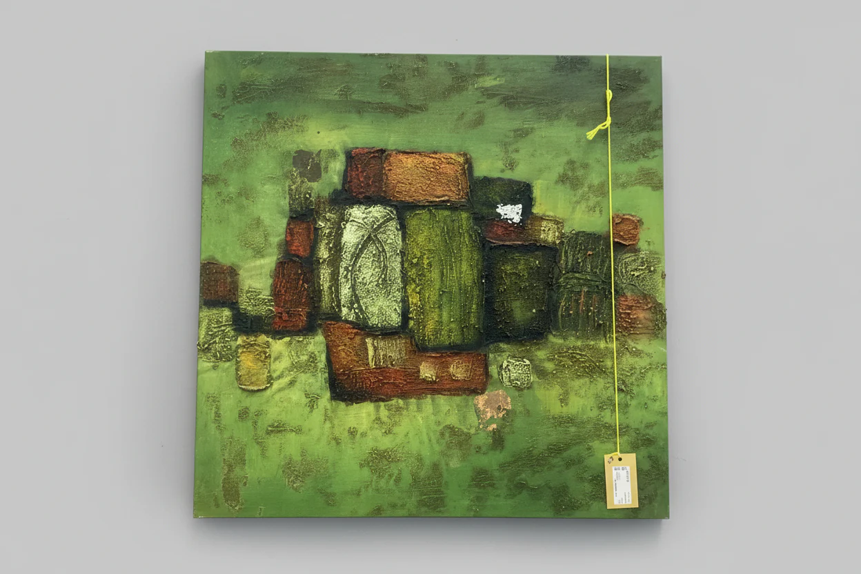Green And Rust Print