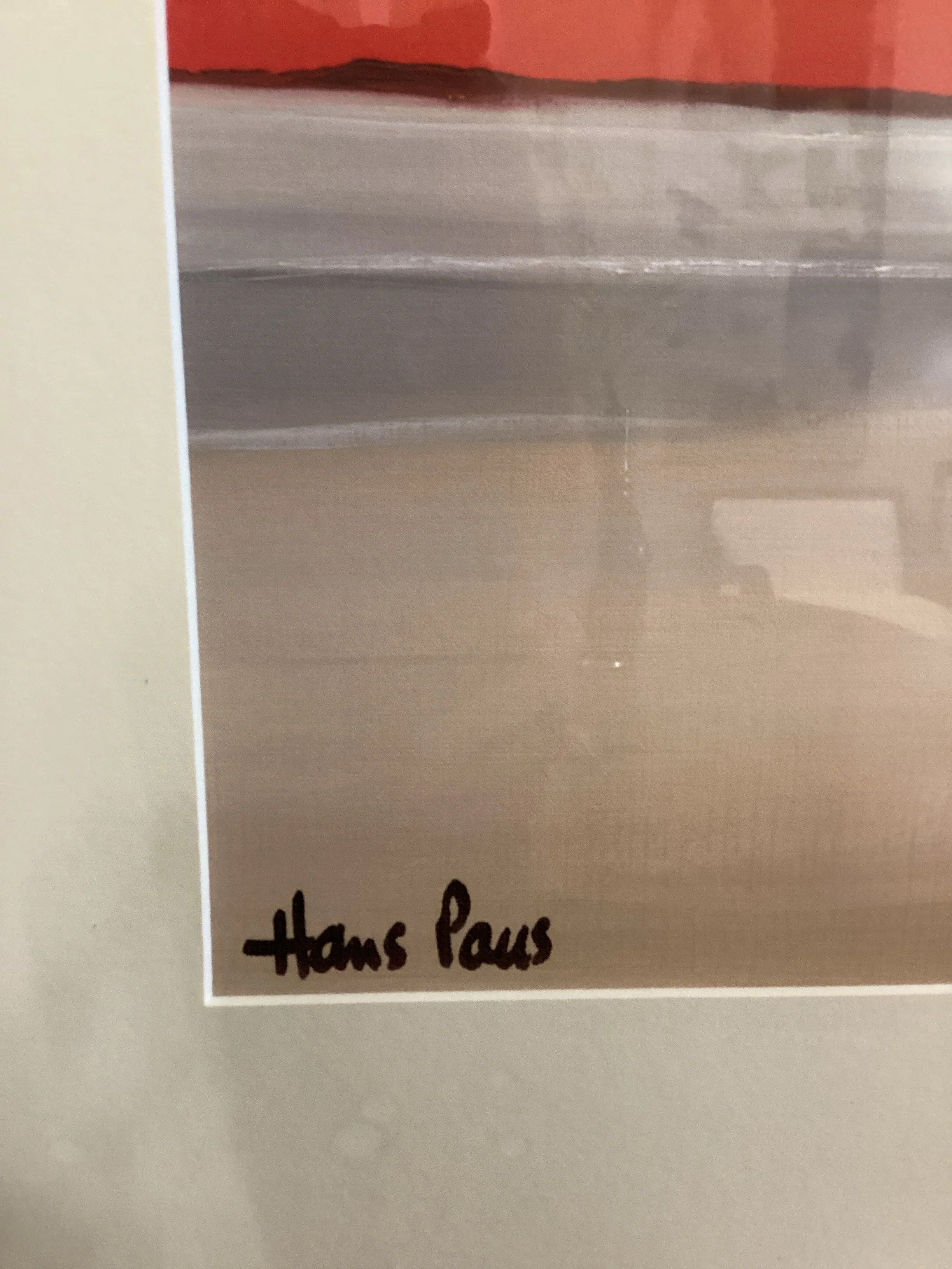 Hans Paus Woman on Beach Print - Image 2