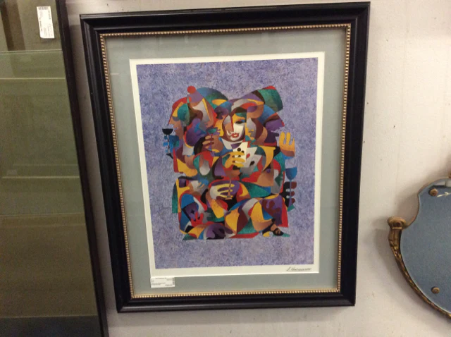 Krasnayansky Multi Color People Print
