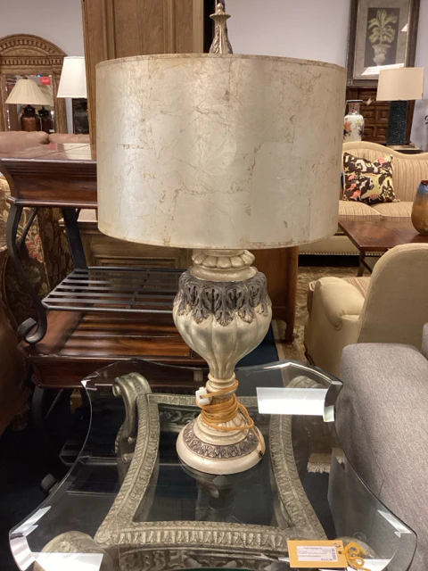 Lamp Silver Leaf