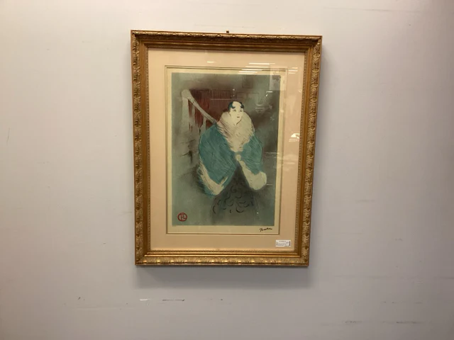 Lautrec Litho Framed