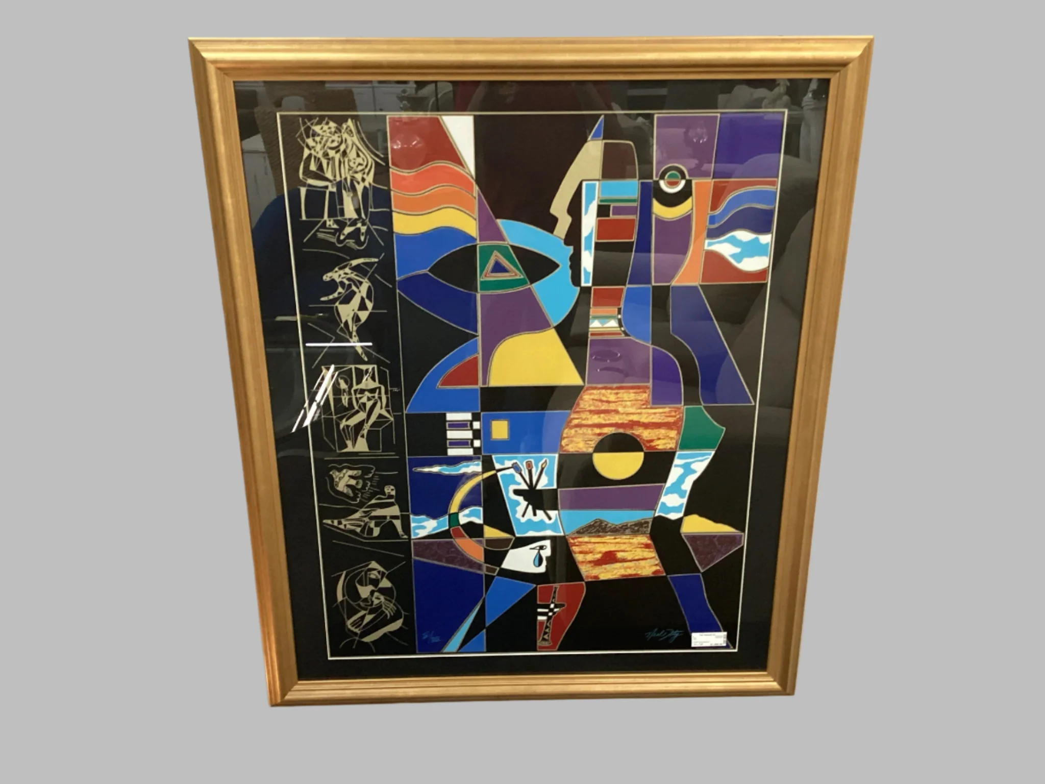 Multi Color Abstract Print