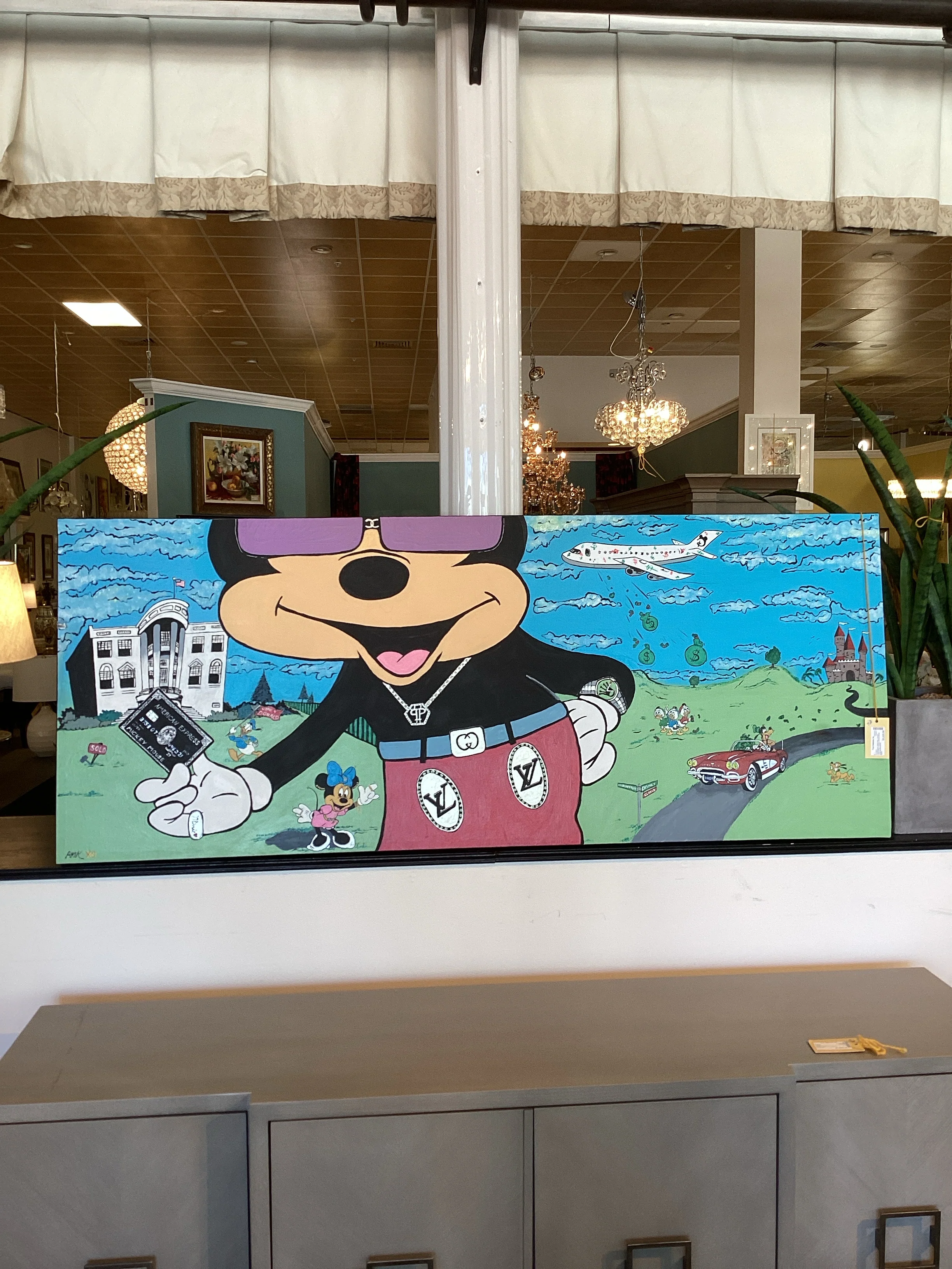 Original Signed Mickey Mouse Art