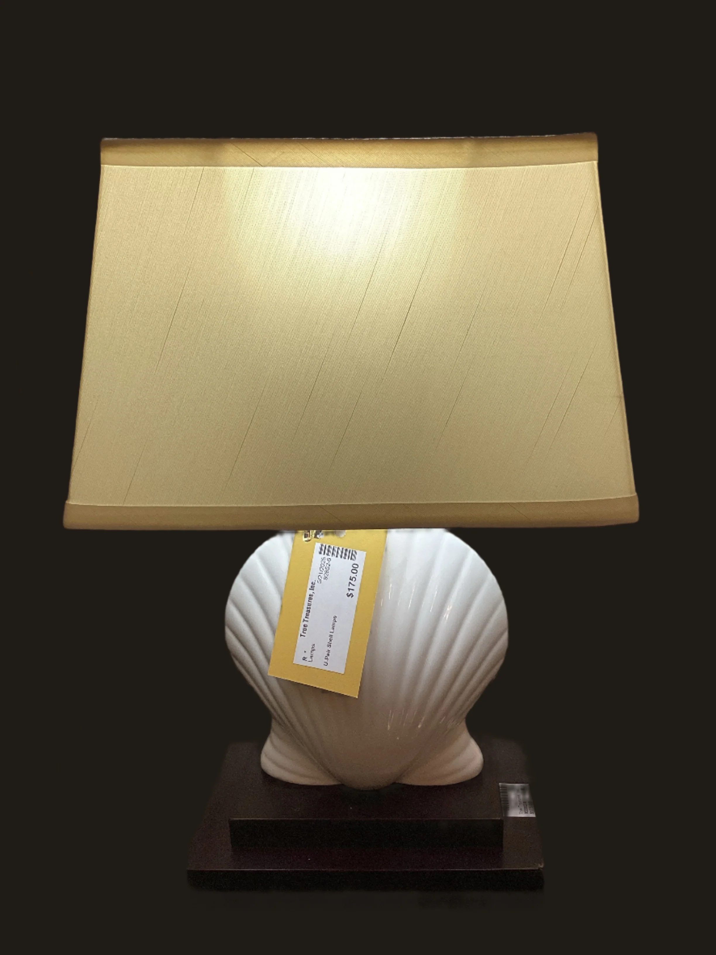 Pair Shell Lamps