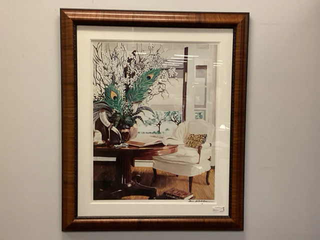 Signed Litho Of Interior - Image 2