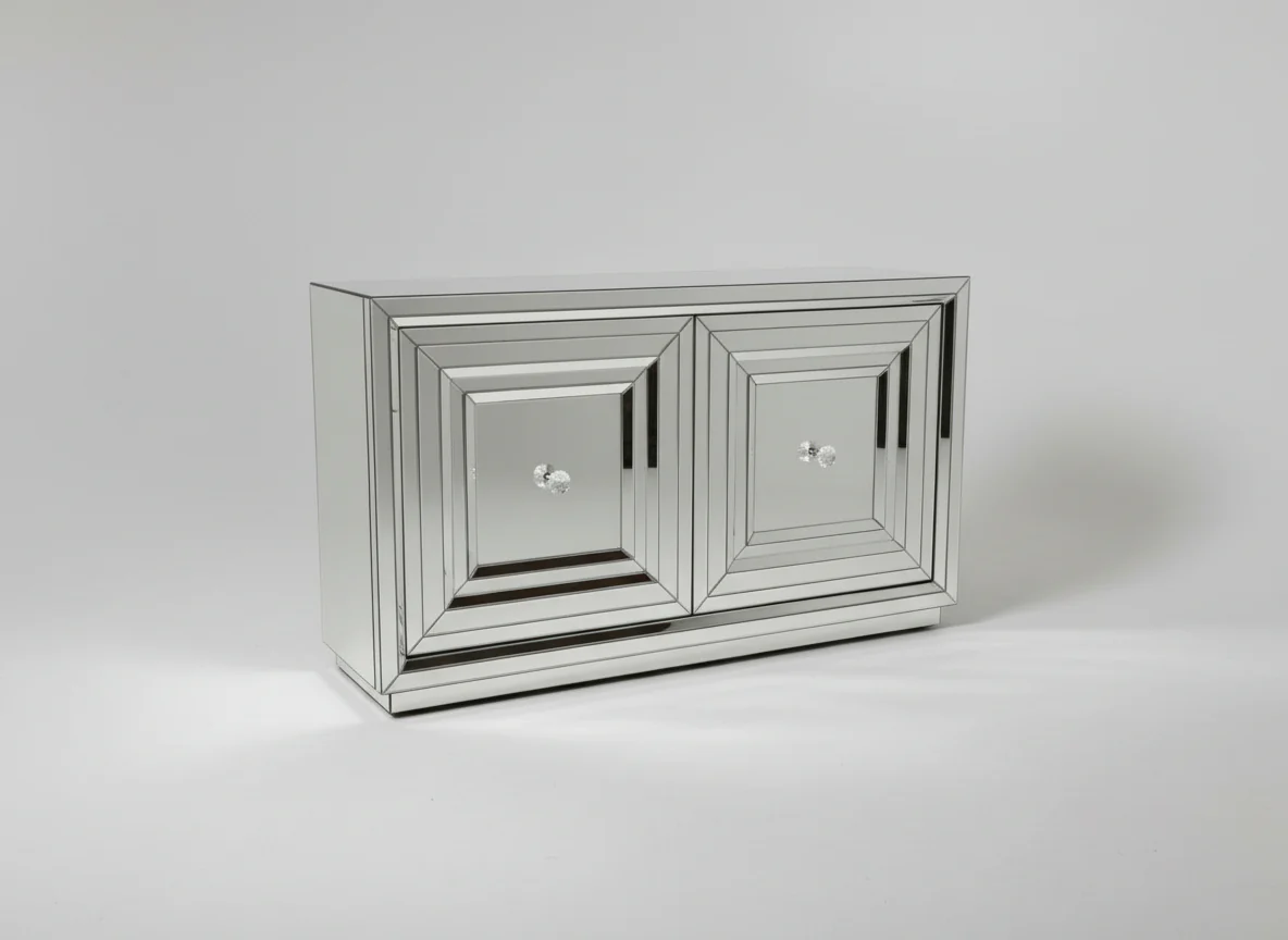 Stylecraft Mirrored Two Door Buffet