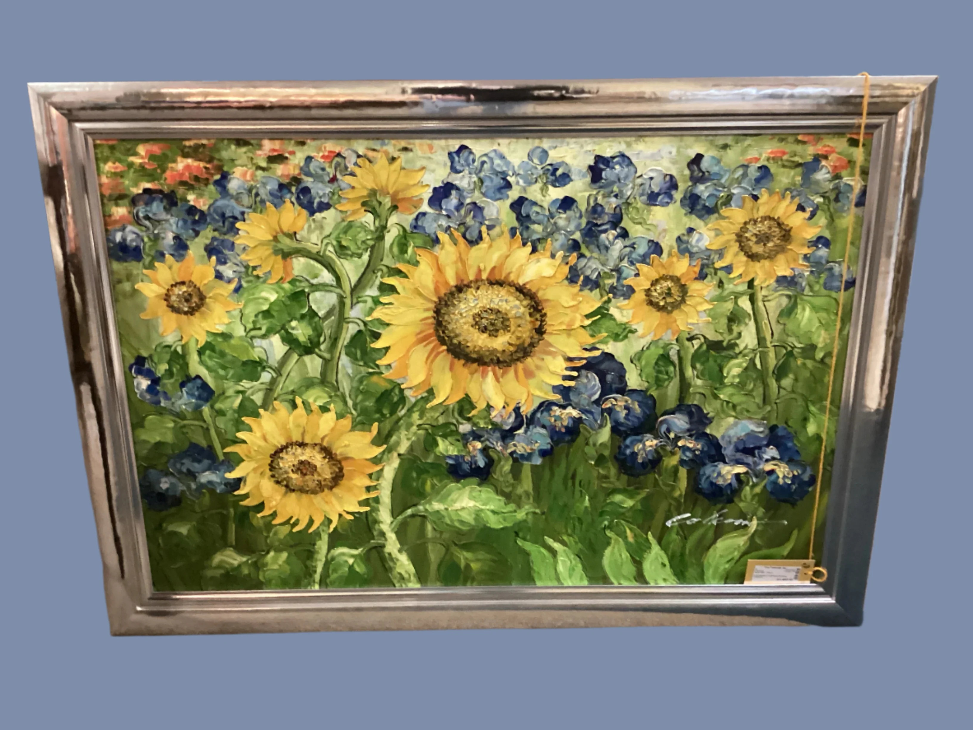 Sunflowers and Irises by Cameron Painting