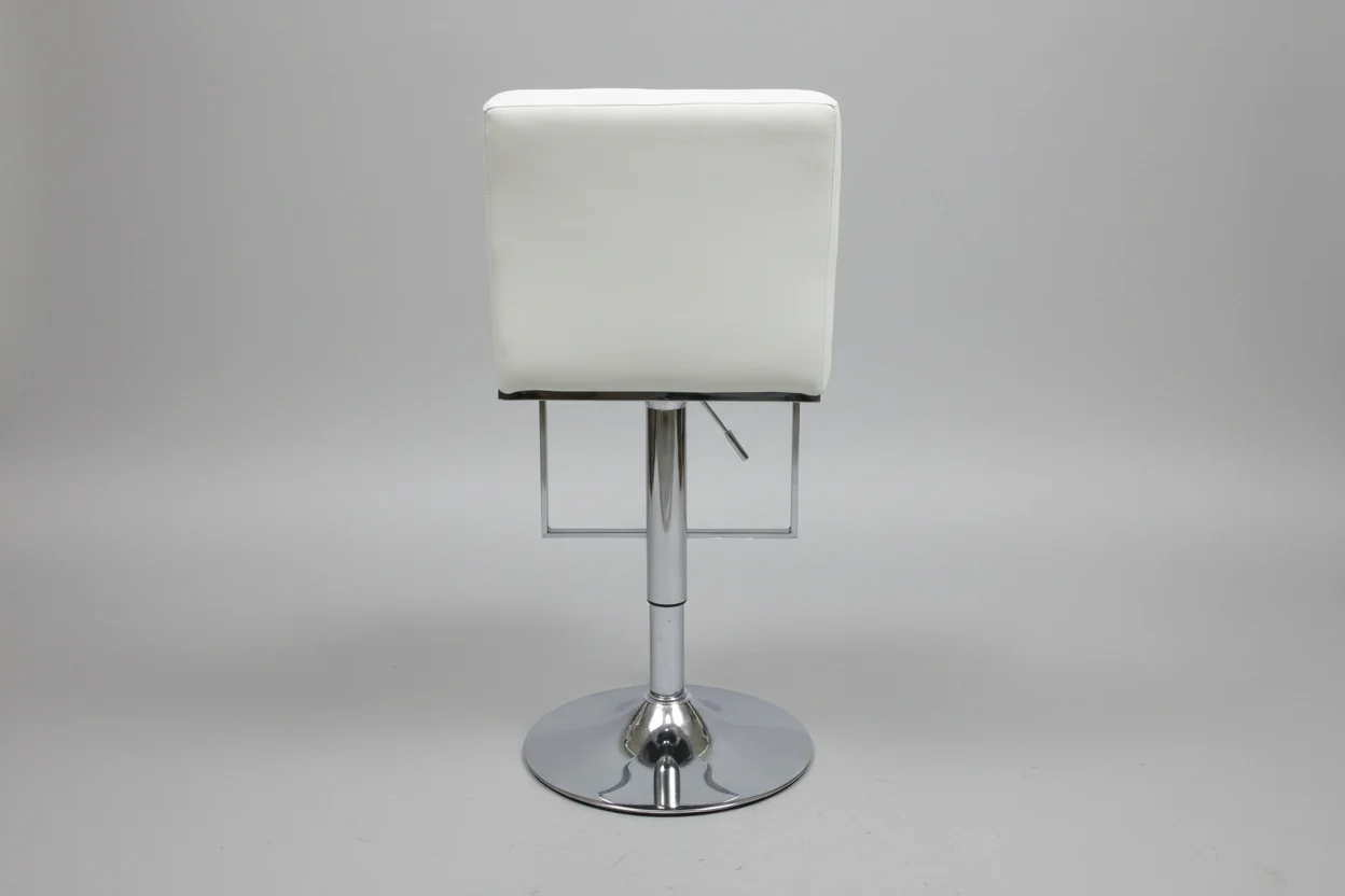 White Tufted Counter/Barstool - Image 2