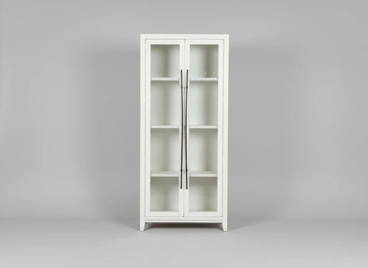 White Two Door Cabinet