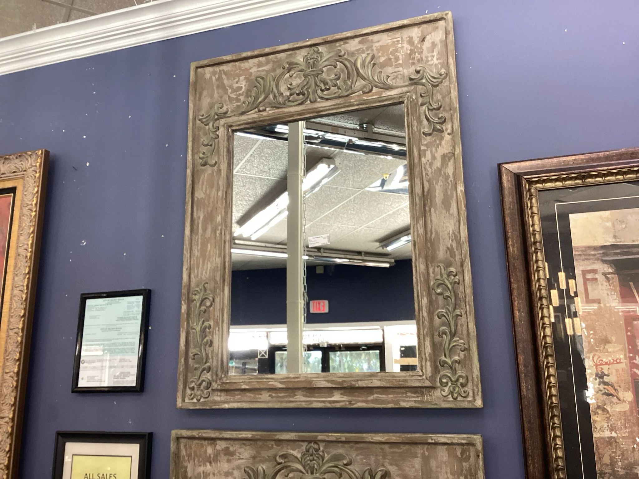 Wood Frame Mirror